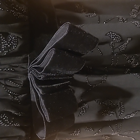 Strapless black mini dress size sm - Picture 3 of 6